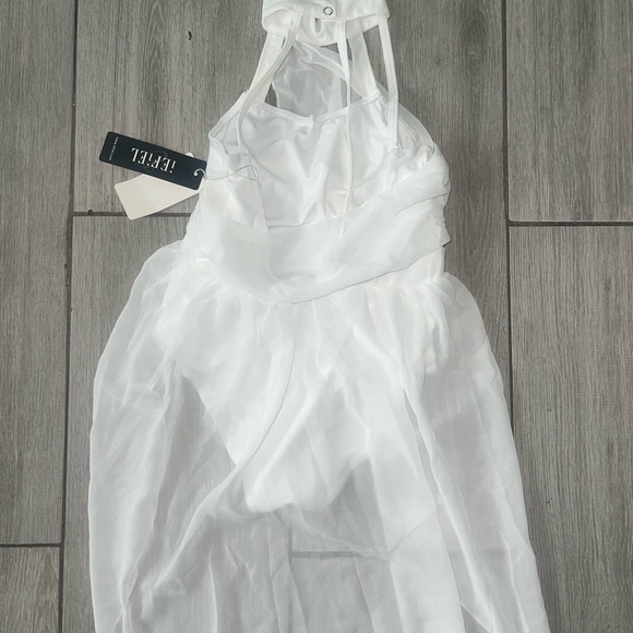 White lyrical dance costume dance wear - Picture 1 of 3